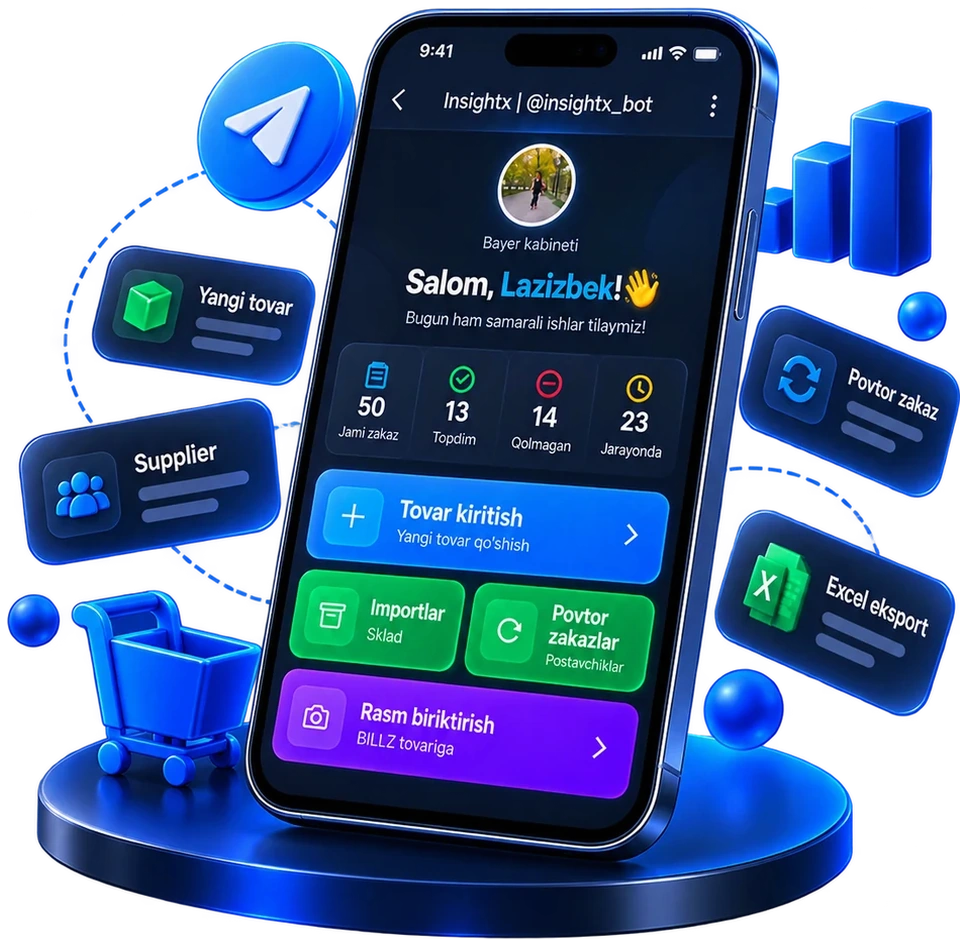 @insightxuz_bot Telegram Web App (tungi ko'rinish)